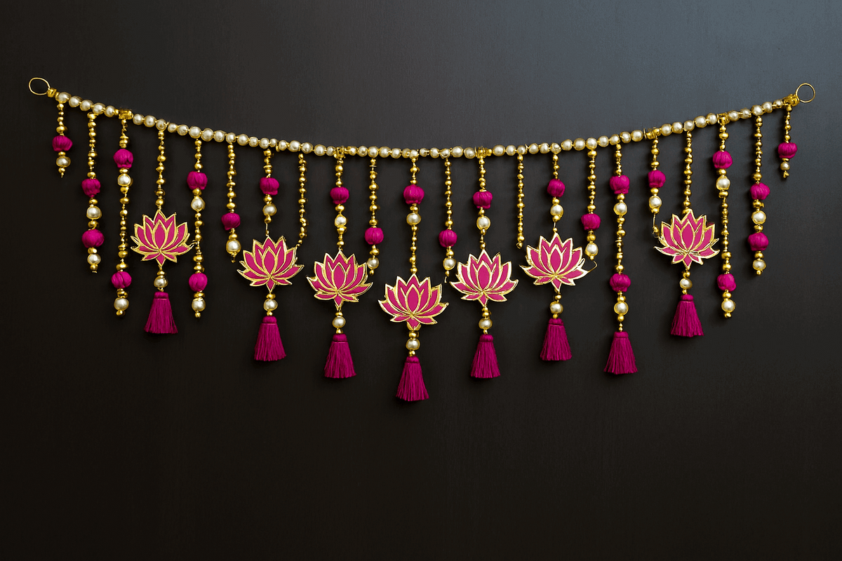 Lotus Pearl Toran by Craft Decor