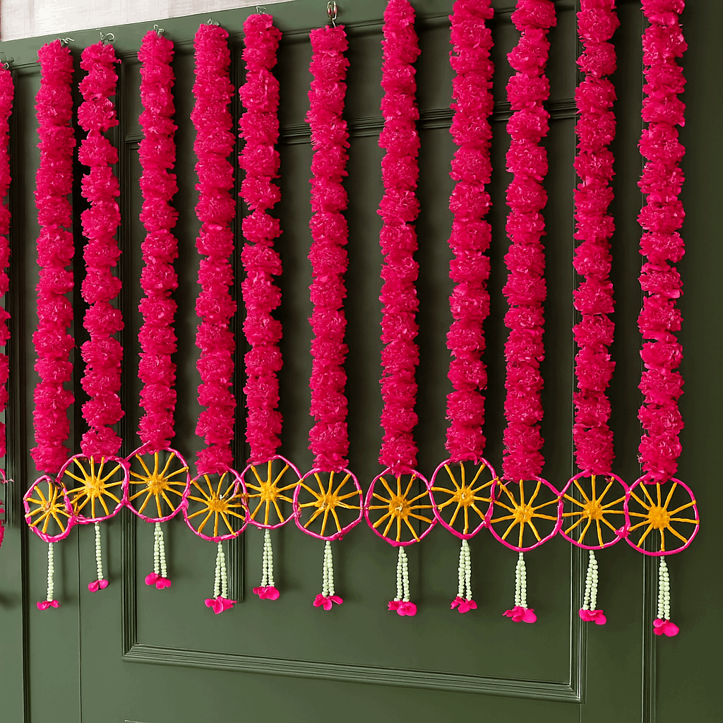 Royal Fuchsia Bliss Toran - Set of 10