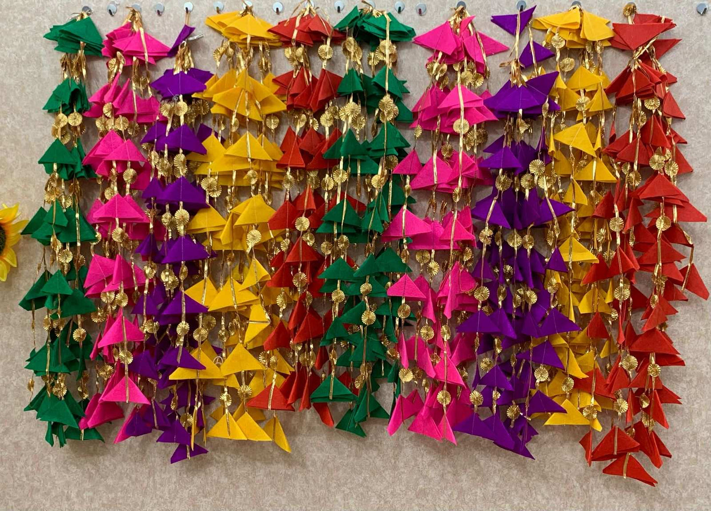 Craft Decor Felt Triangle Tassel Strings