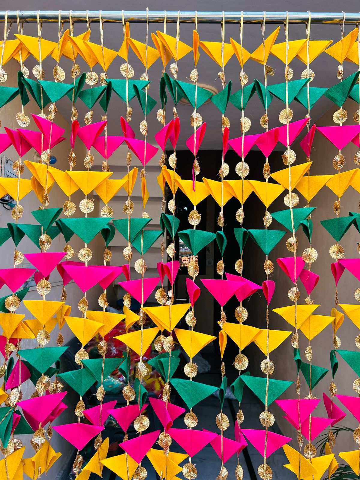 Felt Triangle Tassel Strings by Craft Decor