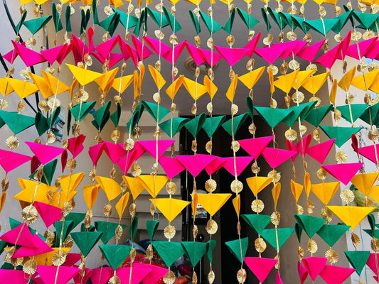 Felt Triangle Tassel Strings by Craft Decor