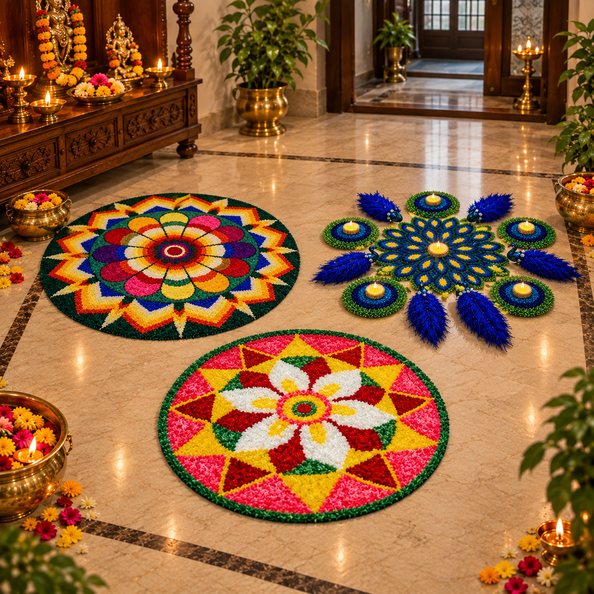 Sacred Ground – Rangoli Mats
