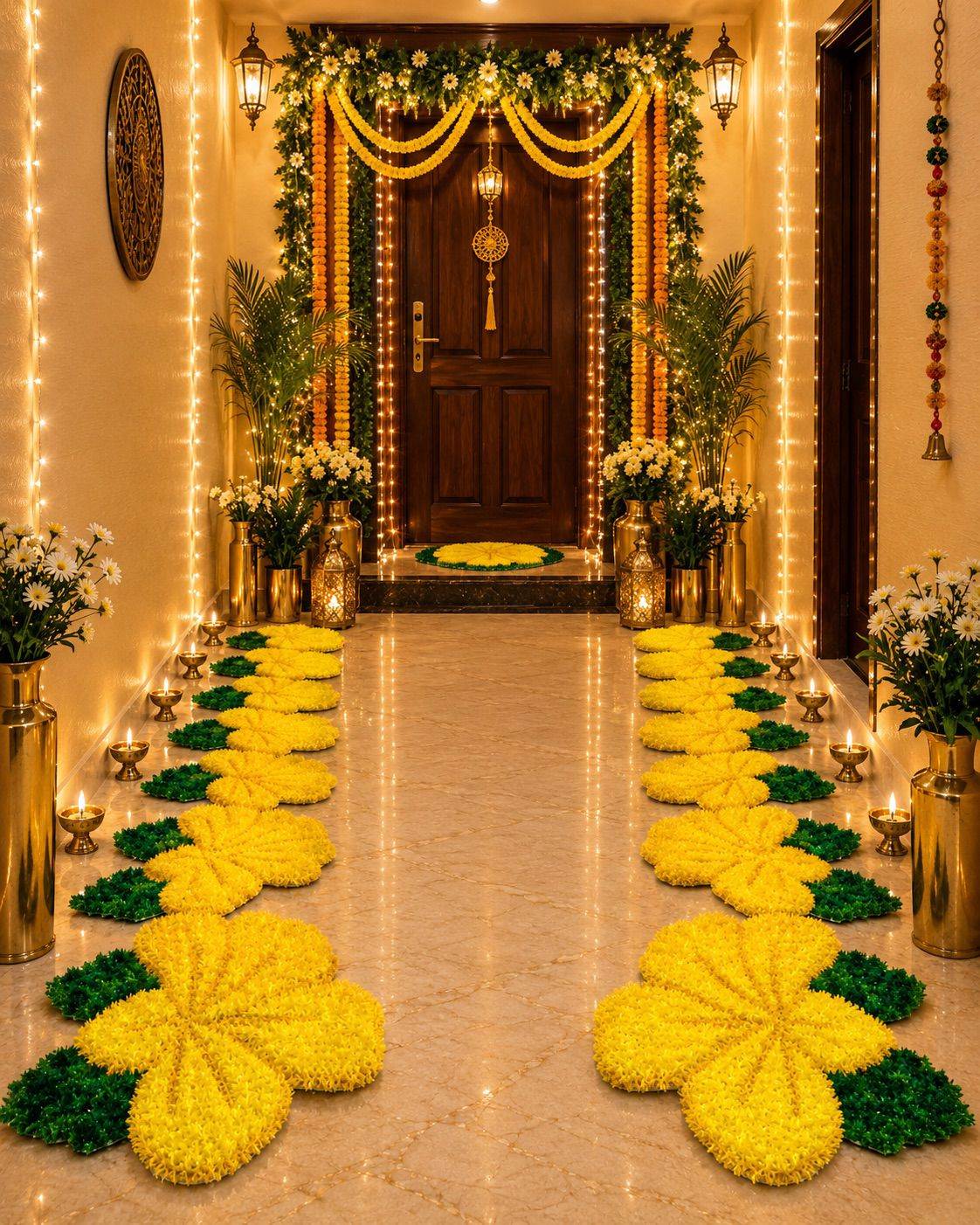 3D Flower Staircase Mats by Craft Decor | Set of 8