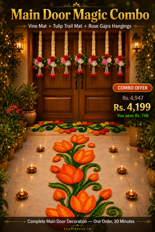 Main Door Magic Combo – Entrance Decor Bundle | Craft Decor