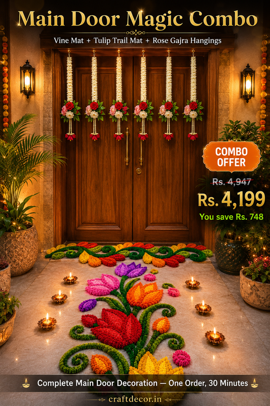 Main Door Magic Combo – Entrance Decor Bundle | Craft Decor