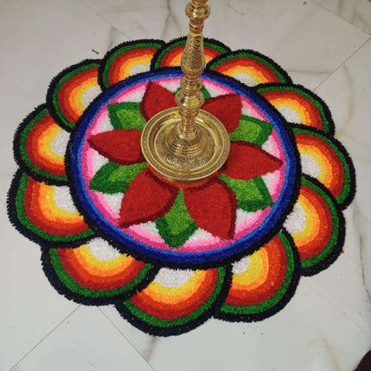 Craft Decor Fur Yarn Rangoli Mats