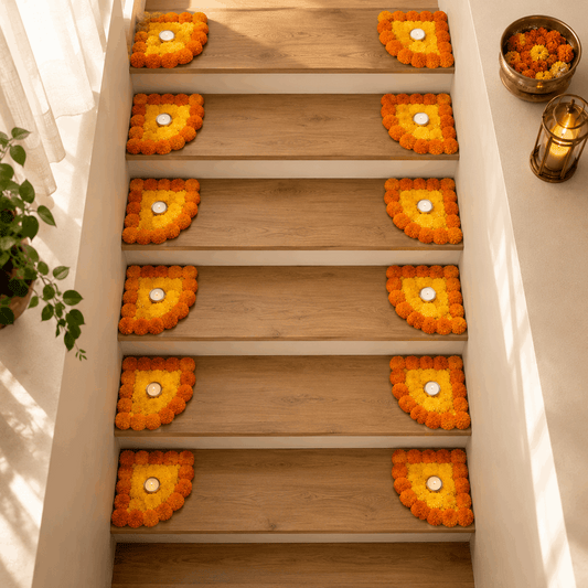 Marigold Radiance Stair Mat - Set of 8