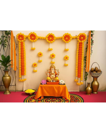Marigold Ring Backdrop by Craft Decor