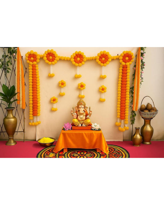 Marigold Ring Backdrop by Craft Decor