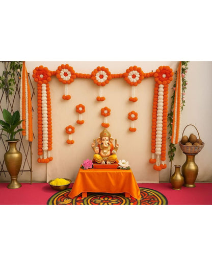 Marigold Ring Backdrop by Craft Decor