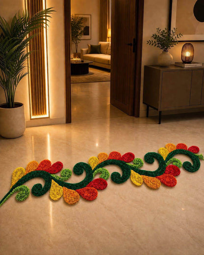 Premium Cutwork Rangoli Mat by Craft Decor | Design - 1