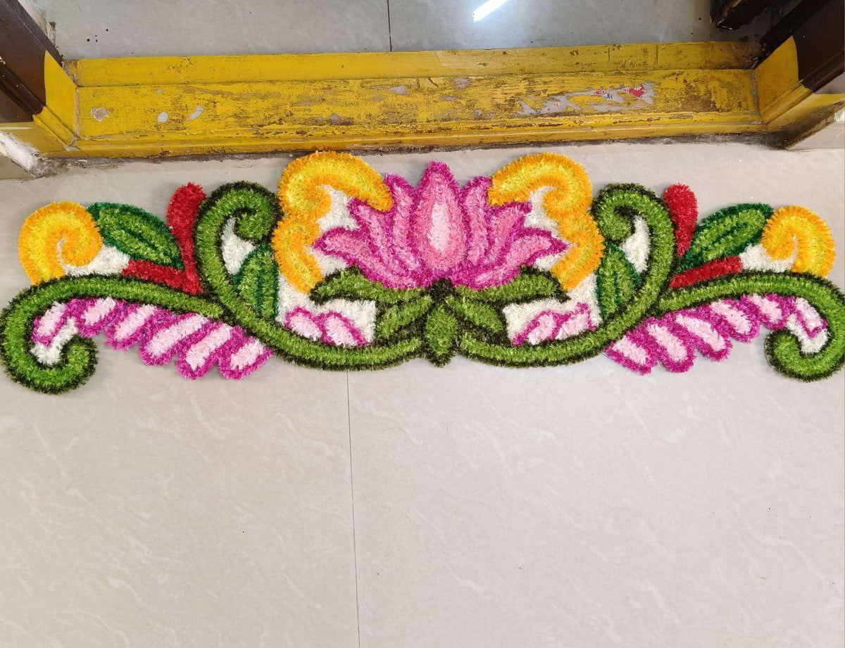 Premium Cutwork Rangoli Mat by Craft Decor | Design – 3