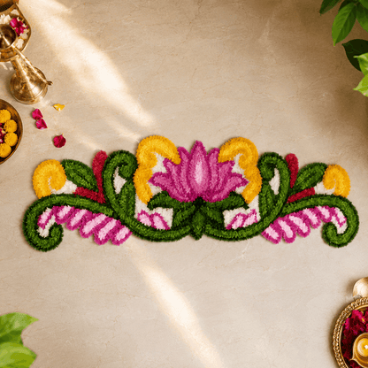 Premium Cutwork Rangoli Mat by Craft Decor | Design – 3