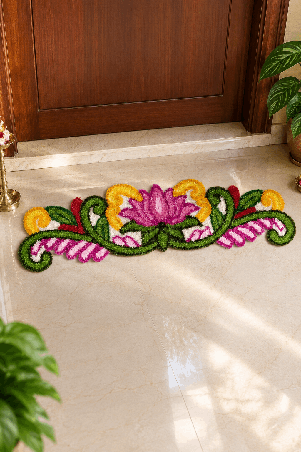 Premium Cutwork Rangoli Mat by Craft Decor | Design – 3