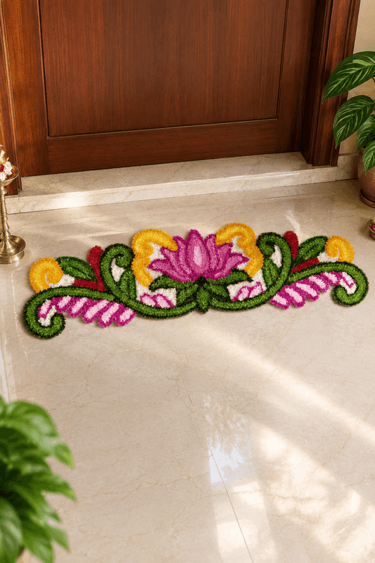 Premium Cutwork Rangoli Mat by Craft Decor | Design – 3