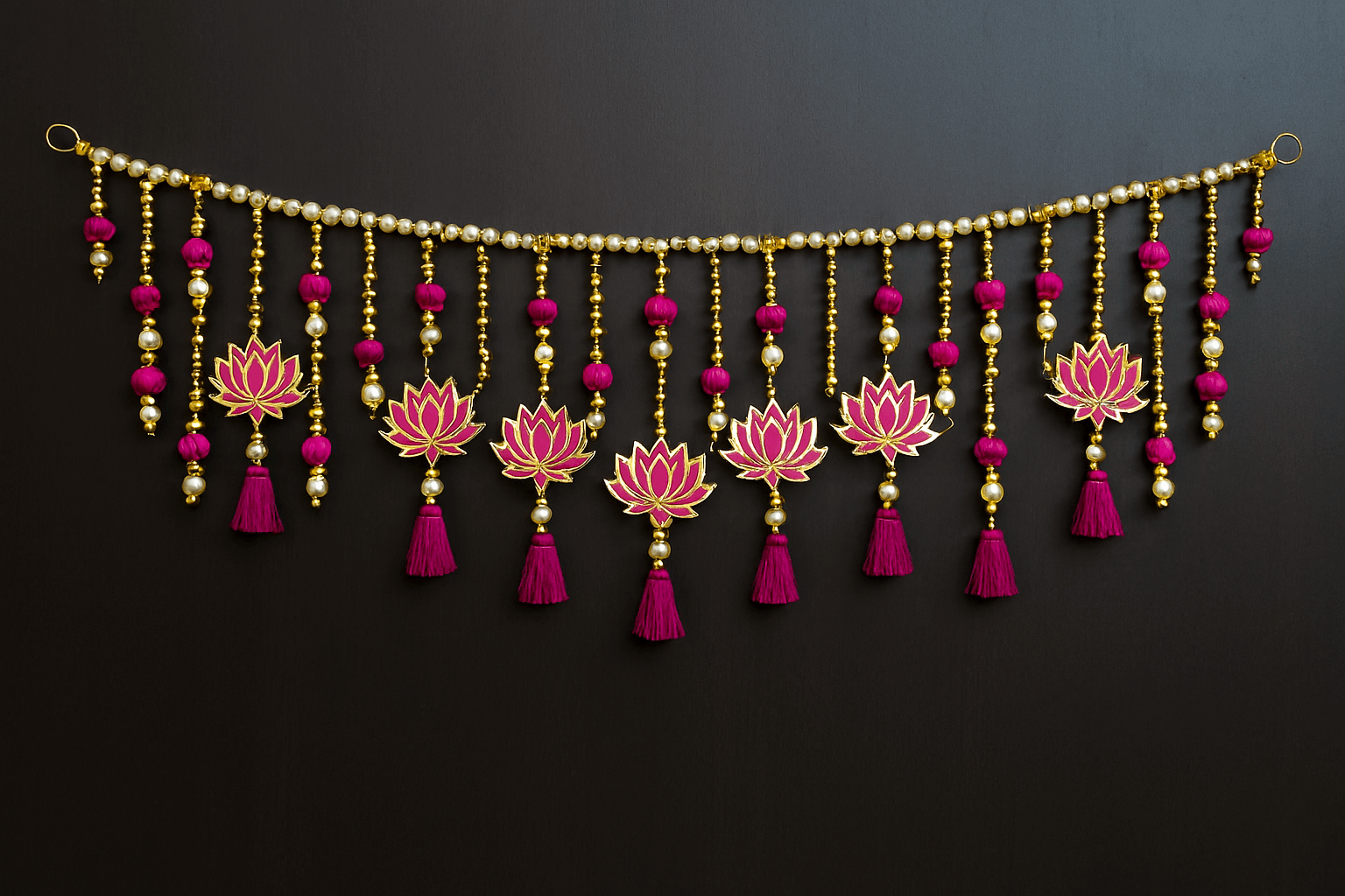 Lotus Pearl Toran by Craft Decor