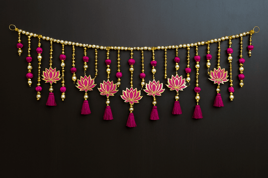 Lotus Pearl Toran by Craft Decor