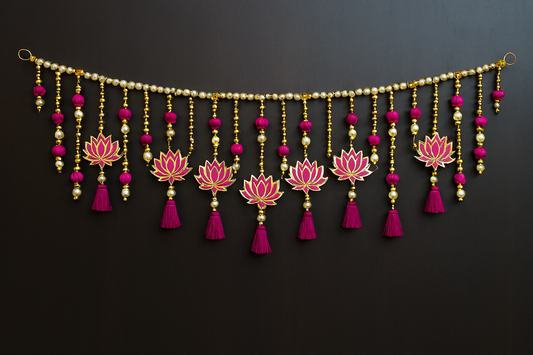 Lotus Pearl Toran by Craft Decor