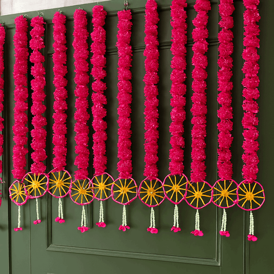 Royal Fuchsia Bliss Toran - Set of 10