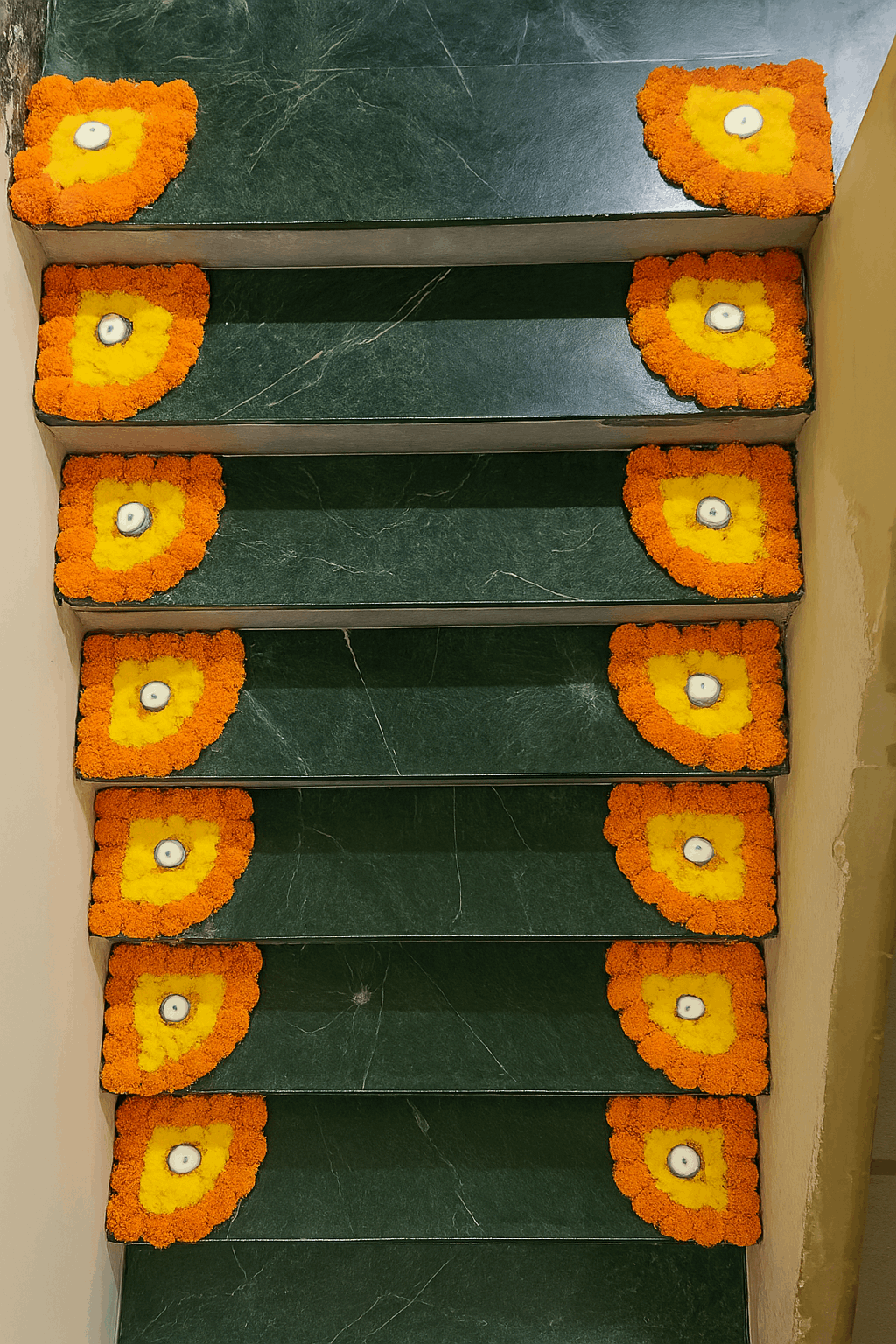Marigold Radiance Stair Mat - Set of 8