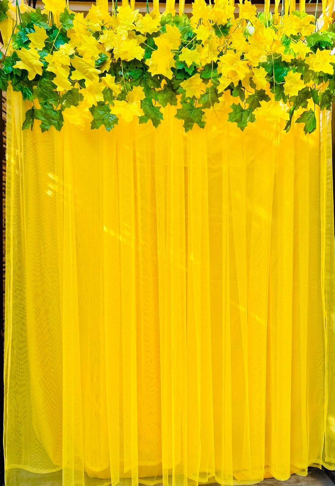 Craft Decor Maple Leaf Curtain