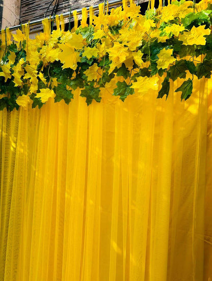 Craft Decor Maple Leaf Curtain