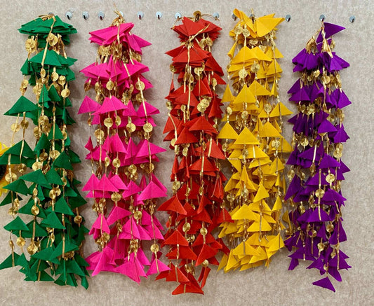 Craft Decor Felt Triangle Tassel Strings