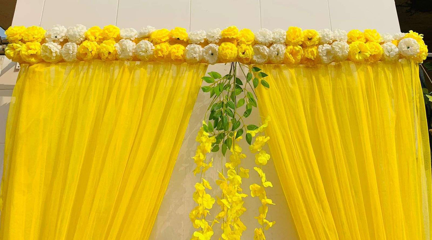 Craft Decor Flower Panel Curtain