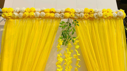 Craft Decor Flower Panel Curtain