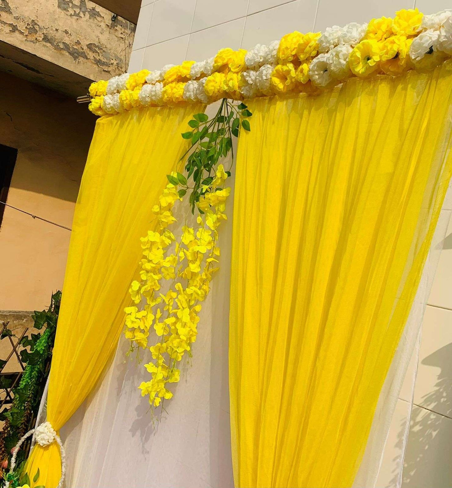 Craft Decor Flower Panel Curtain