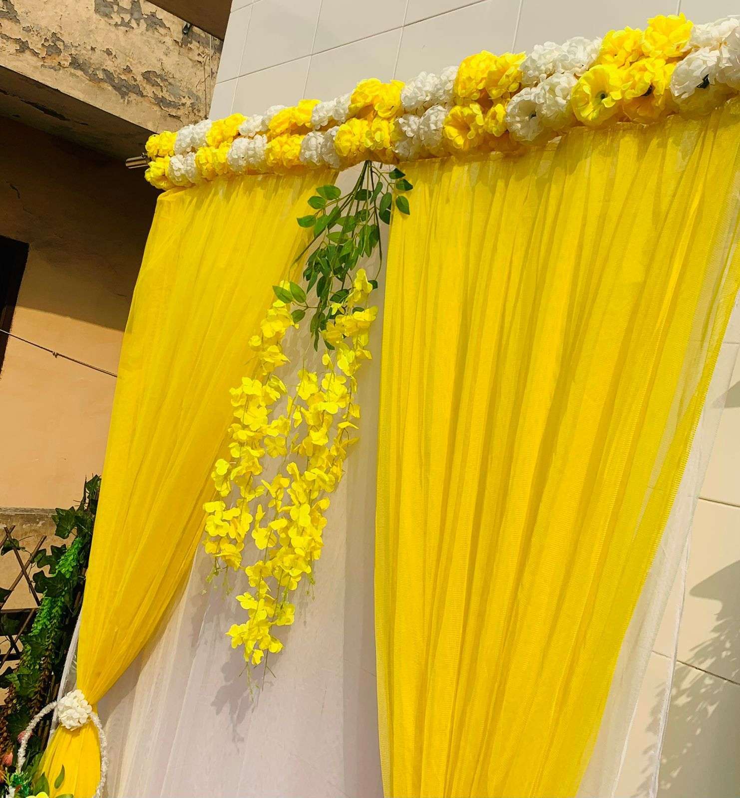 Craft Decor Flower Panel Curtain