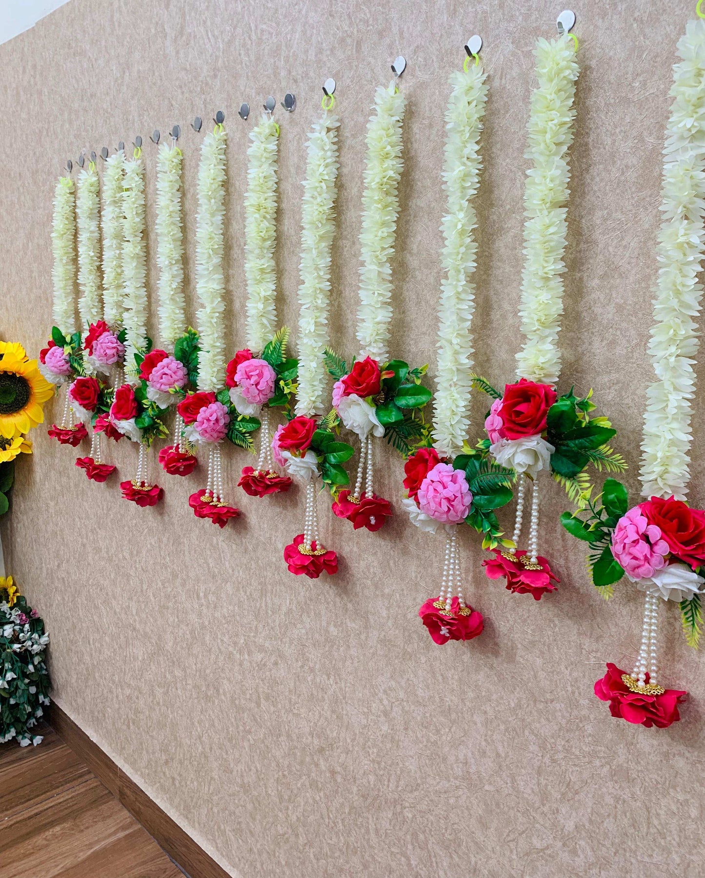 Craft Decor Rose Bunch Gajra Hangings