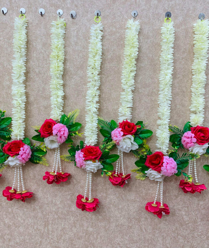 Craft Decor Rose Bunch Gajra Hangings