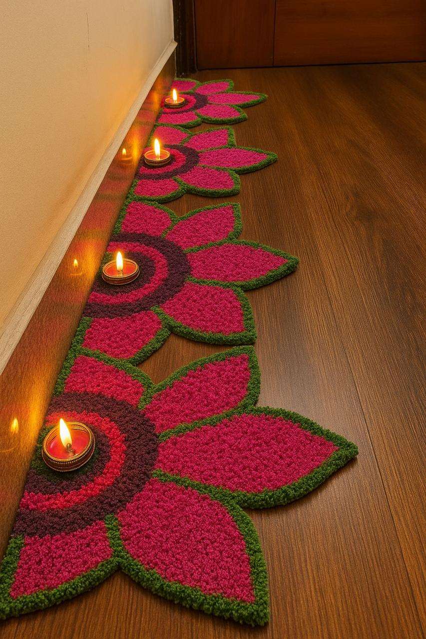 Craft Decor Staircase Rangoli Mats