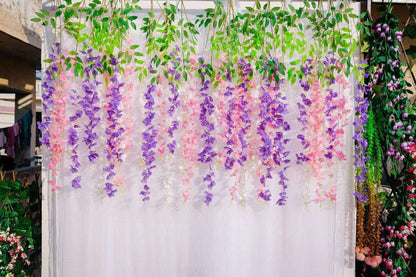 Craft Decor Flower Hanger Curtain