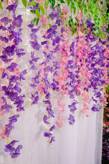Flower Hanger Curtain by Craft Decor
