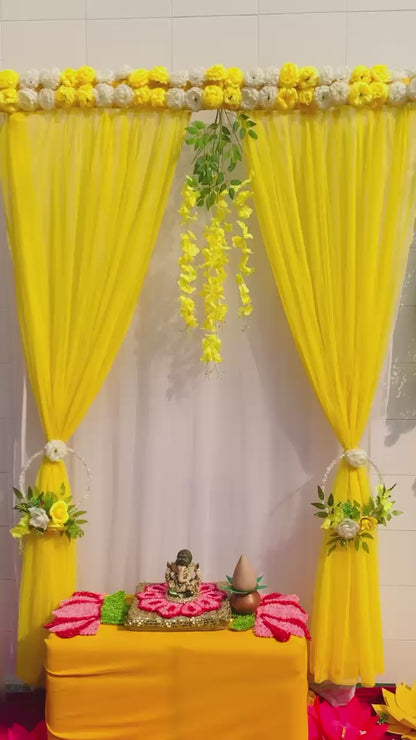 Flower Panel Curtain by Craft Decor