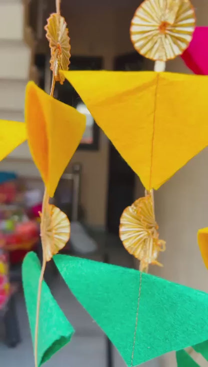 Felt Triangle Tassel Strings by Craft Decor - 12 Pcs