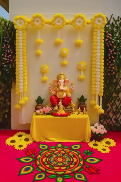 Marigold Ring Backdrop by Craft Decor